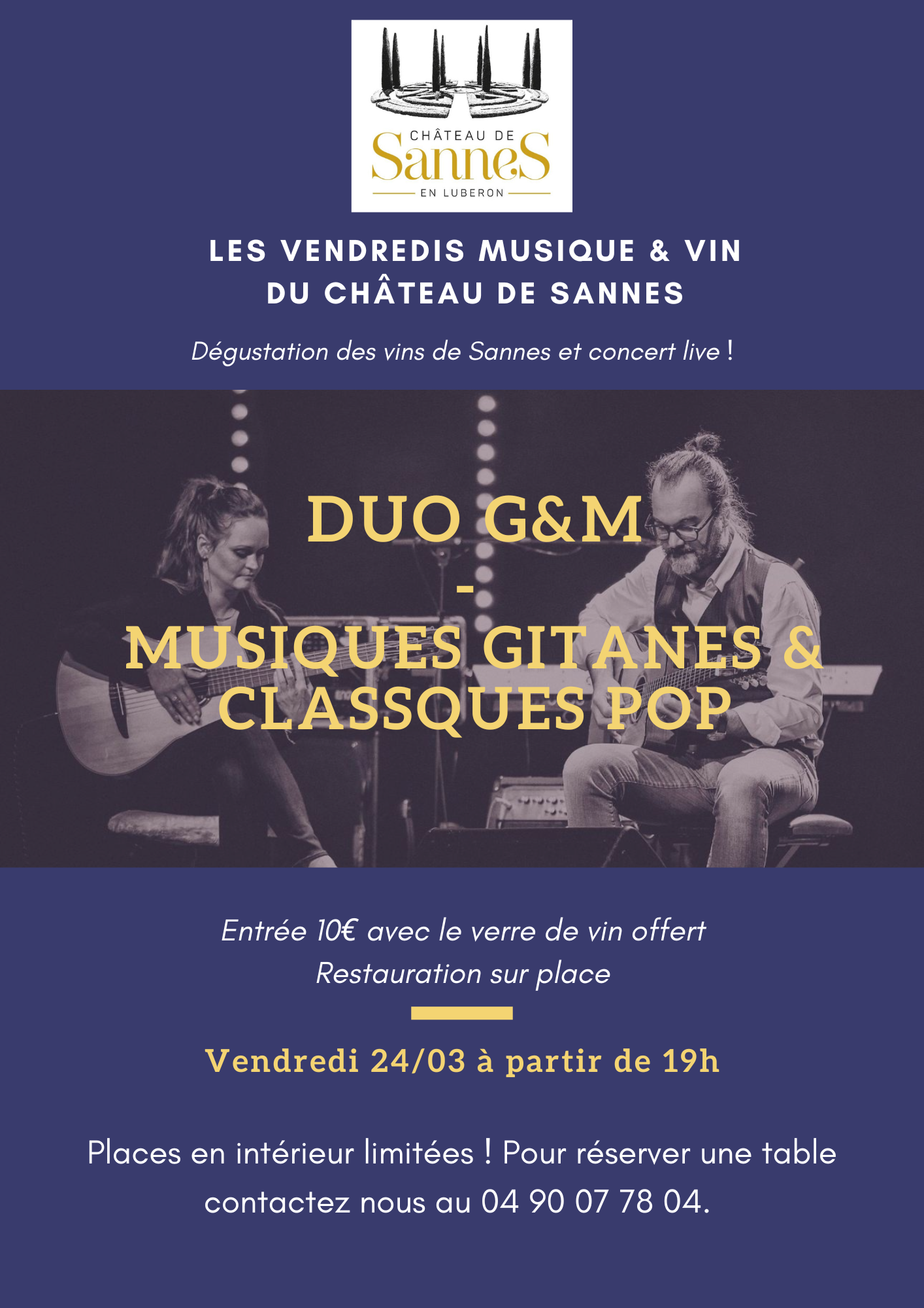 Les soirées musicales du Chateau de Sannes